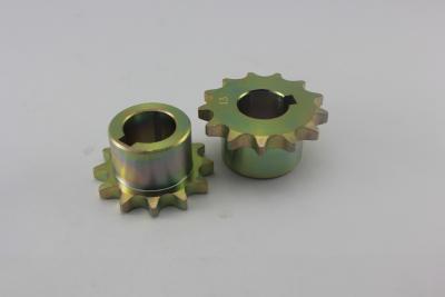 China Go kart 13 tooth 18 tooth sprocket 428  Steel ,￠22mm gold  zinced for sale