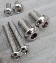 China Go Kart Button Head stainless steel screw nuts and bolts / CNC machining parts for sale