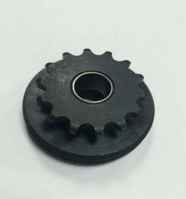 China Black Go Kart Sprocket thead M49 * 1.5 with bearing , 219 chain sprocket wheel for sale