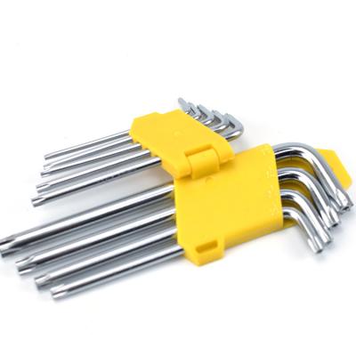 China L-key Torx Steel Allen Hex Key Set L Chrome Vanadium Medium Length Wrench for sale