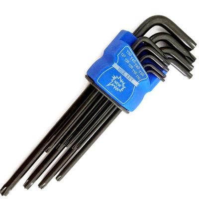 China Chrome Vanadium OEM Black Steel Oxide L Type Allen Hex Keys Wrench Set Torx Keys for sale