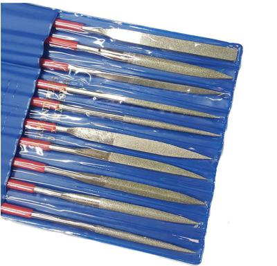 China Other 10pc Diamond Needle Class Special Shaped Plated Diamond Needle Files for sale