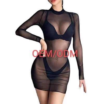 China Breathable Women Beach Dress/Mesh Dress Bikini Vestido Swimwear Clubwear Swimwear for sale