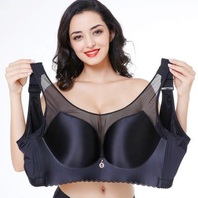 China Dropshipping Breathable Plus Size Hot Sale Full Cup Ladies Underwear Women Breathable Bra for sale