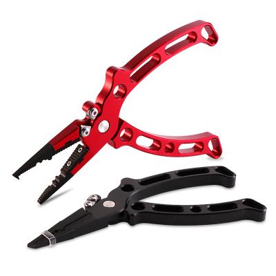 China New Luxury And Comfortable Style Curved Multifunctional Aluminum Fishing Accessories Jaw Fishing Lure Pliers Hot Selling Fishing Tackle Tools for sale