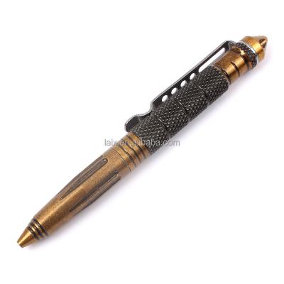 China 2016 LAIX Single Bronze Survival Light Weight Self Defense Tactical Pen for sale