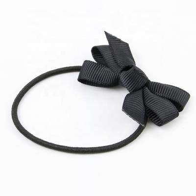 China Fashion High Quality Cheap Fashion Hair Circle Lady Cute Bowknot Hair Ring Rope Hair Accessories for sale