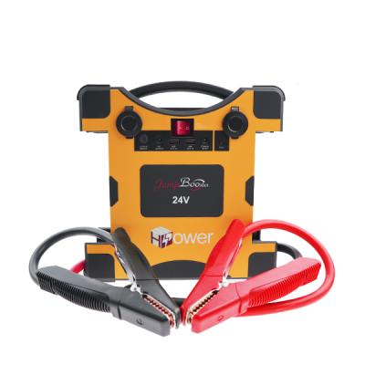 China Start to Top 16.0L Diesel and Semi Truck Selling Single High Capacity 5000A Peak 64000MAH 24V Heavy Duty Truck Battery Jump Starter for sale