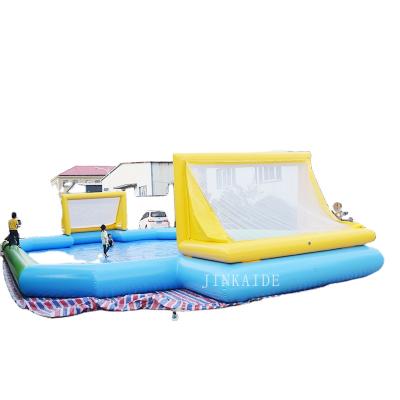 China Outdoor PVC Fabric Amusement Park Water Soccer Field For Adults And Children for sale