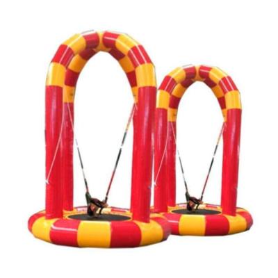 China Commercial Outdoor Inflatable PVC Bungee Jumping Bungee Jumping Bed China Inflatable Soft Sport For Sale for sale