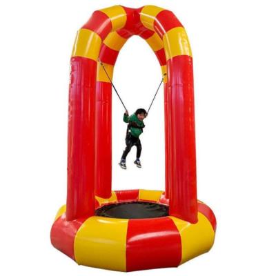 China PVC China commercial outdoor inflatable bungee strip for kids and adults inflatable soft bungee for sale for sale