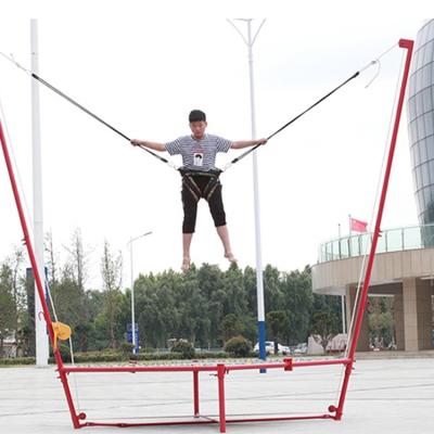 China European popular high quality commercial single bouncing trampoline cheap outdoor mobile bungee jumping custom made for sale