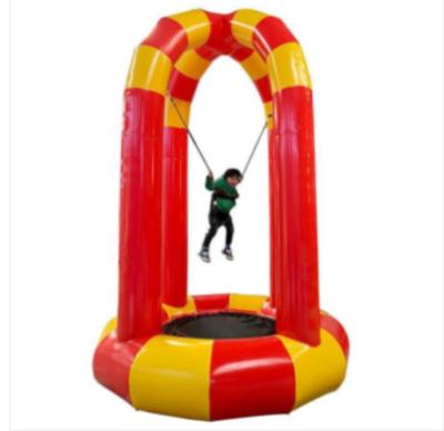 China PVC Material PVC Material Exciting Inflatable Bungee Jump With Safe Belt, Inflatable Game With Good Price for sale