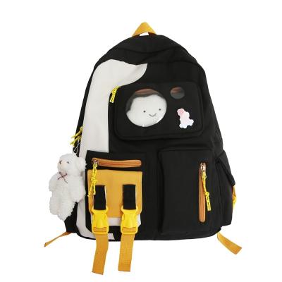 China Waterproof High Quality Cheap Comfortable Children's Backpack Nylon Fabric Portable School Bag for sale