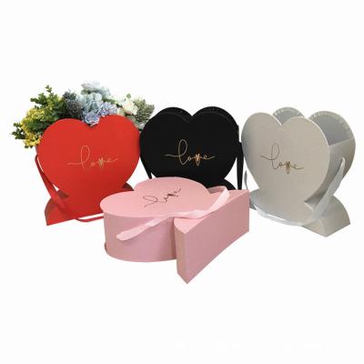 China Recycled Materials Fashion Wedding Holding Flowers Valentine's Day Chocolate Gift Box for sale