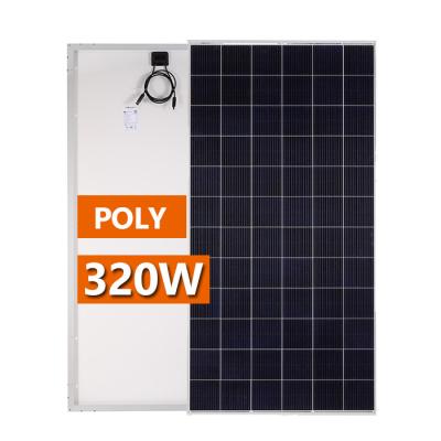 China 15 A Amensolar Solar Panel Support Frames 1956*992*40mm 320W 72 Piece Poly Silicon Solar Cells For Home AM-P72-320 for sale