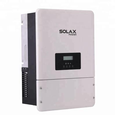 China High Efficient Solax 8kw DC Home AC Solar Power System 3 Phase High Voltage 48v Hybrid Solar Inverter for sale