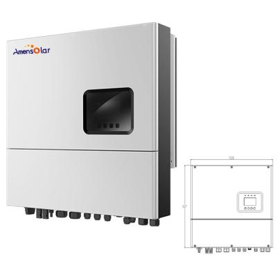 China Amensolar Inverter with Limiter 4KW Solar Power System Inverters Hybrid Module for Sun Power Energy Storage 526*528*178mm for sale