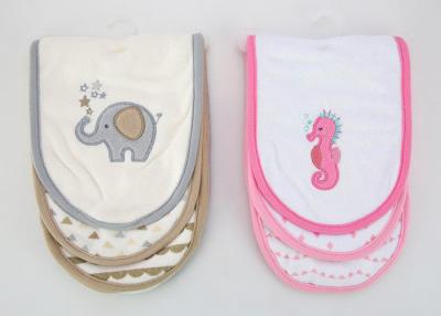 China 3 Pack Knitted Baby Burping Towels 6.25X18