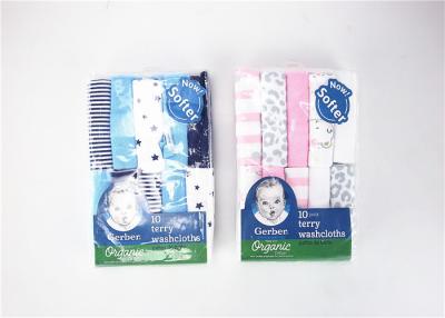 China Knit 10pk Washcltoh-Baby-Bad-Waschlappen-Superwetter-Fähigkeits-Farbmagnet zu verkaufen