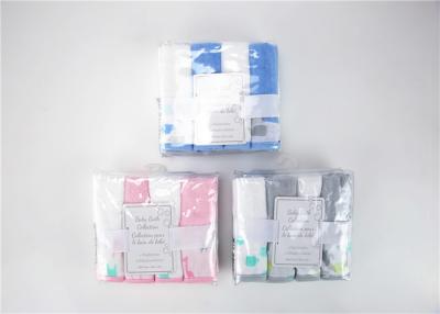 中国 100%の綿によって編まれる赤ん坊の浴のウォッシュクロス 4pkのベロアのWashcloth 販売のため