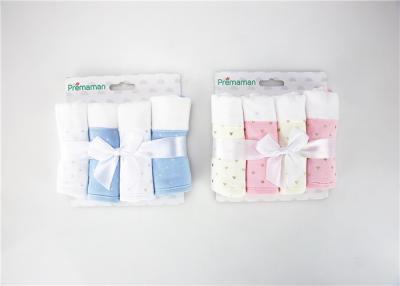 中国 100%の綿手の表面タオルの赤ん坊の浴のウォッシュクロス 4pkのベロアのWashcloth 販売のため