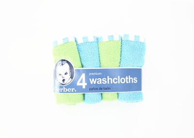 China Handhandtuch-Baby-Bad-Waschlappen-in hohem Grade Wasser-Absorptionsmittel-Baumwolle 100% zu verkaufen