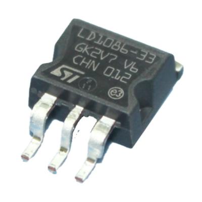 China Electronic Device D2PAK/A RoHS LD1086D2M33TR Power Management IC Linear Voltage Regulators for sale