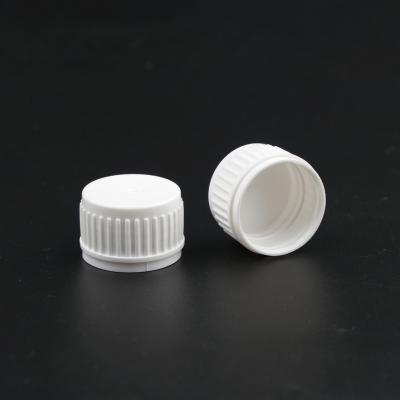 China Non Spill New Plastic Syrup 28mm Tamper Visible Cctv Screw Cap With Measuring Cup for sale