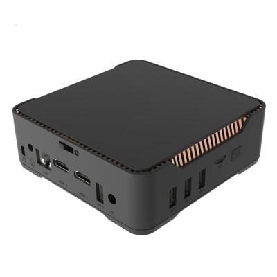 China 1000M LAN Soyeer Popular MINI 8G 256G Mini PC Intel J4125 J3455 GK3V Quad Core Desktop Computer School Education for sale