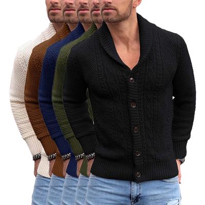 China 2021 OEM Custom Anti-wrinkle Men's Sweatshirt Men's Cardigan Knitted Sweater Sweaters for sale