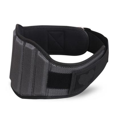 China Customized High Quality Nylon Sports Nylon Black Belt For Boxing And Weightlifting for sale