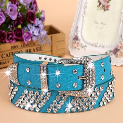 China Manufacturer Wholesale 3.3cm PU Buckle Belt 1.3