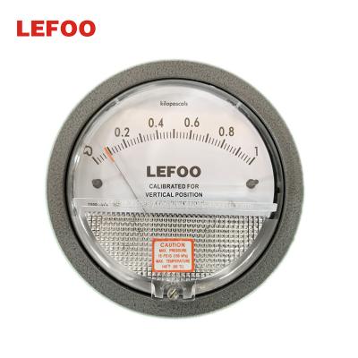 China LEFOO LFB LFB Micro Air Pressure Difference Meter Gauge Pressure Gauge for sale