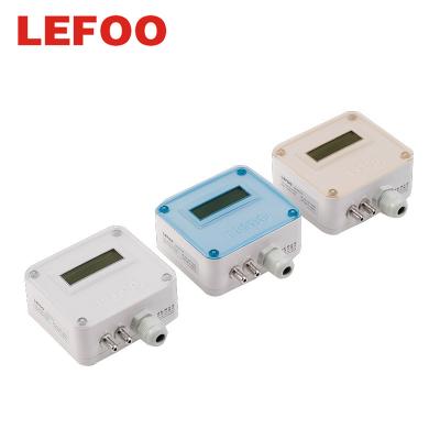 China LEFOO Micro Push Button Metering Sensor Differential Pressure Transmitter For Smoke Exhaust Device LFM110 LFM110 for sale