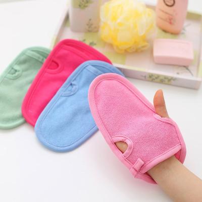 China 2021 Hypoallergenic New Back Bath Towel Towel Bath Towel Bathroom Mud Exfoliating Gloves Back Scrub for sale