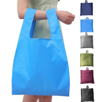 China Collapsible Foldable Shopping Bag Tote Folding Handbags Convenient Storage Large Capacity Bags for sale