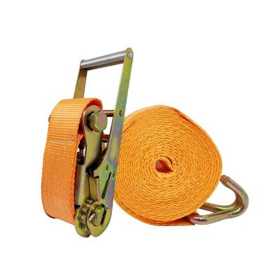 China Securing Cargo Cargo Lashing Belt Hook And Loop Polyester Strapping for sale