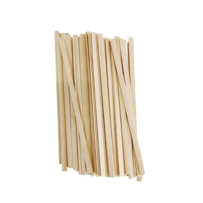 China Juntian Disposable Custom Paper Wrapped Disposable Wooden Coffee Stirrer for sale