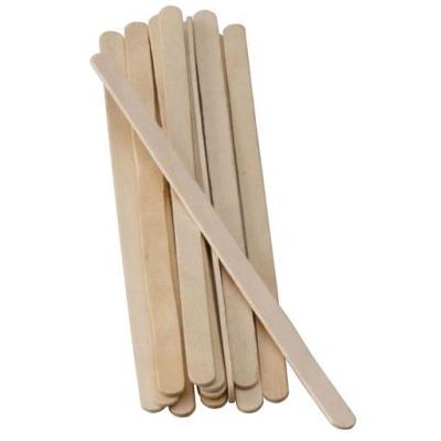 China Juntian Nice Disposable Healthy Disposable Custom Flavored Wooden Coffee Stir Stir Sticks for sale