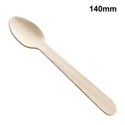 China Disposable Disposable Wooden Cutlery Compostable Wooden Cutlery Set Bag With Pepper Salt for sale