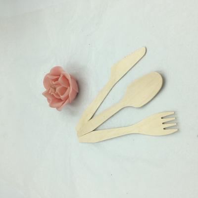 China Hot Selling Disposable Wooden Cutlery Disposable Wooden Cutlery Disposable Cutlery for sale