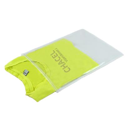 China Zipper Recyclable Transparent Underwear Nonwoven Bag for sale