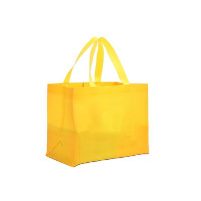 China Customized Shape / Square / Rectangle High Quality Reusable Non Woven Delivery Food Shopping Bag for sale