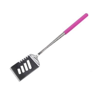 China Easily Cleaned Extendable Stainless Steel BBQ Grill Spatula With PVC Handle for sale