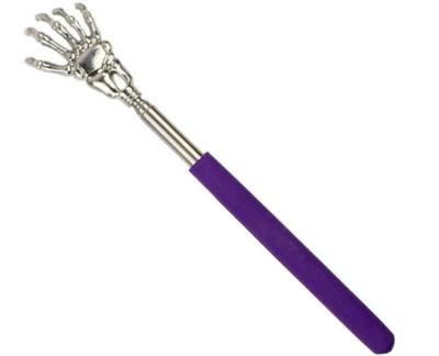 China Wholesale Zinc Plating Ghost Hand Stainless Steel Telescopic Extendable Back Scratcher Massager Body for sale