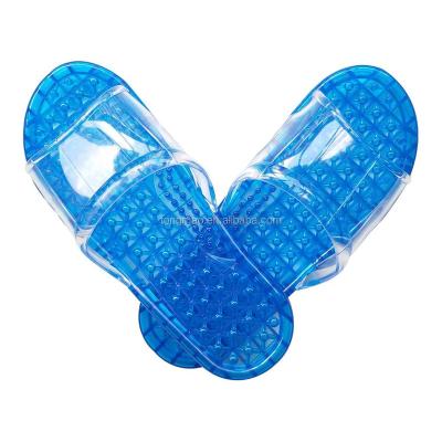 China Portable Acupressure Slimming SPA Massage Shoes Slipper Bathroom Wash Shower Slipper Sandal for sale