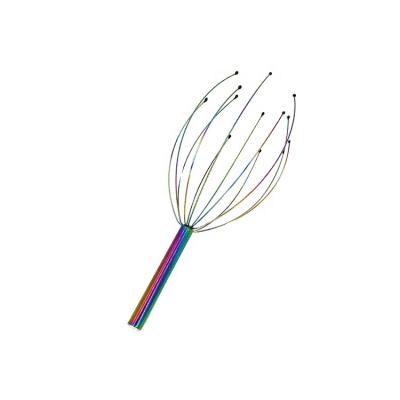 China TM101 Head Color Rainbow TM101 Head Colored Stainless Steel Handheld Scalp Head Massager for sale