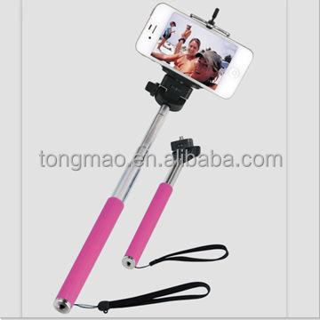 China Easy to carry ; Flexible Hot Selling Adjustable Grip Selfie Stick for Digital Camera and Iphone Samsung for sale