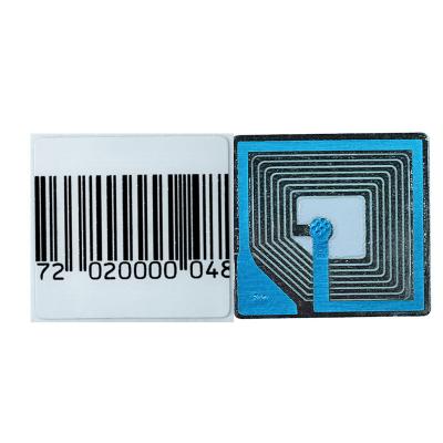 China Hot Sale Retail Security Anti EAS RF Customizable Keys Identification 26*28mm Theft Barcode Label Labels for sale